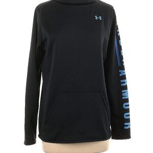 Under Armour Black Sweatshirt with Blue Logo